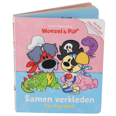 Woezel en pip boek samen verkleden