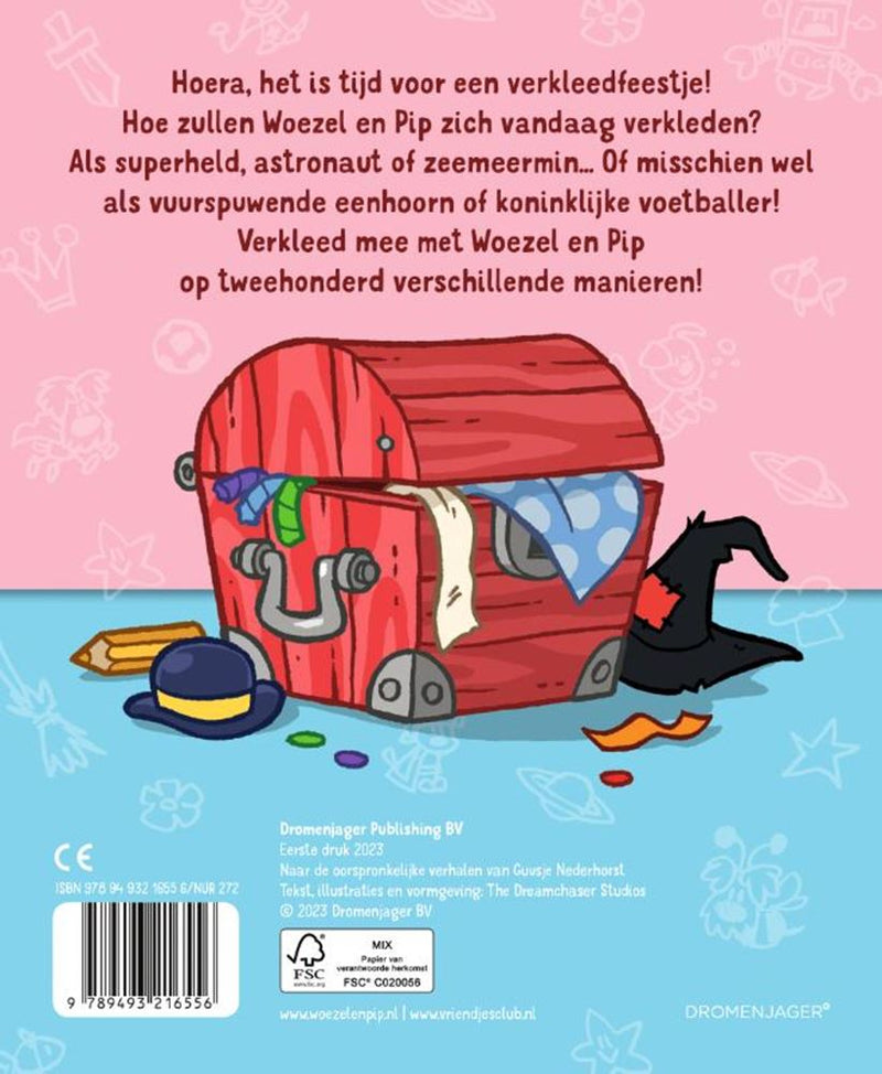 Load image into Gallery viewer, Woezel en pip boek samen verkleden
