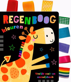Wpg uitgevers vrolijk voel- en aanwijsboek regenboogkleuren