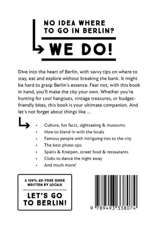 Why should i go to berlin. volwassene
