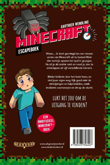 Minecraft escapeboek 9+