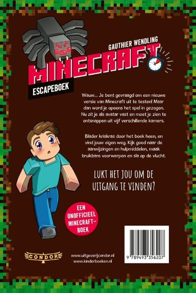 Load image into Gallery viewer, Minecraft escapeboek 9+
