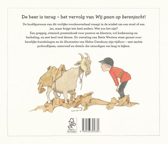 Prentenboek: wat ruik ik? een beer! 3+