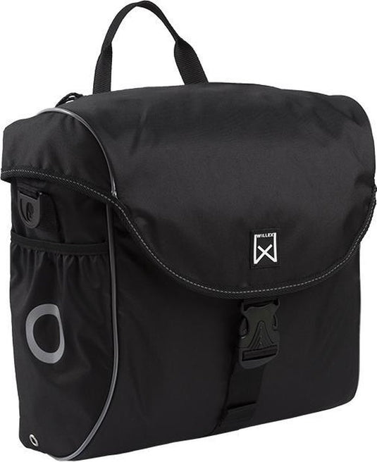 Willex - enkele tas 300 - zwart zilver - lichtgewicht - xl 19 liter