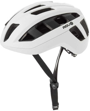 Agu sleek fietshelm â€“ in-mould â€“ 10 ventilatieopeningen â€“ gerecycled materiaal â€“ unisex â€“ wit â€“ s m - 54-58 cm