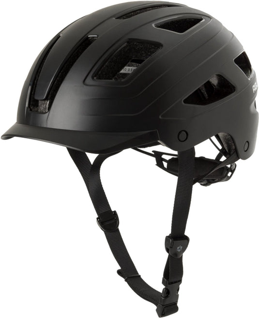 Agu cit-e - fietshelm - unisex - 59-61cm - led-achterlicht - direct-dial - met klep - 13 ventilatieopeningen - zwart l xl