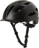 Agu cit-e - fietshelm - unisex - 59-61cm - led-achterlicht - direct-dial - met klep - 13 ventilatieopeningen - zwart l xl