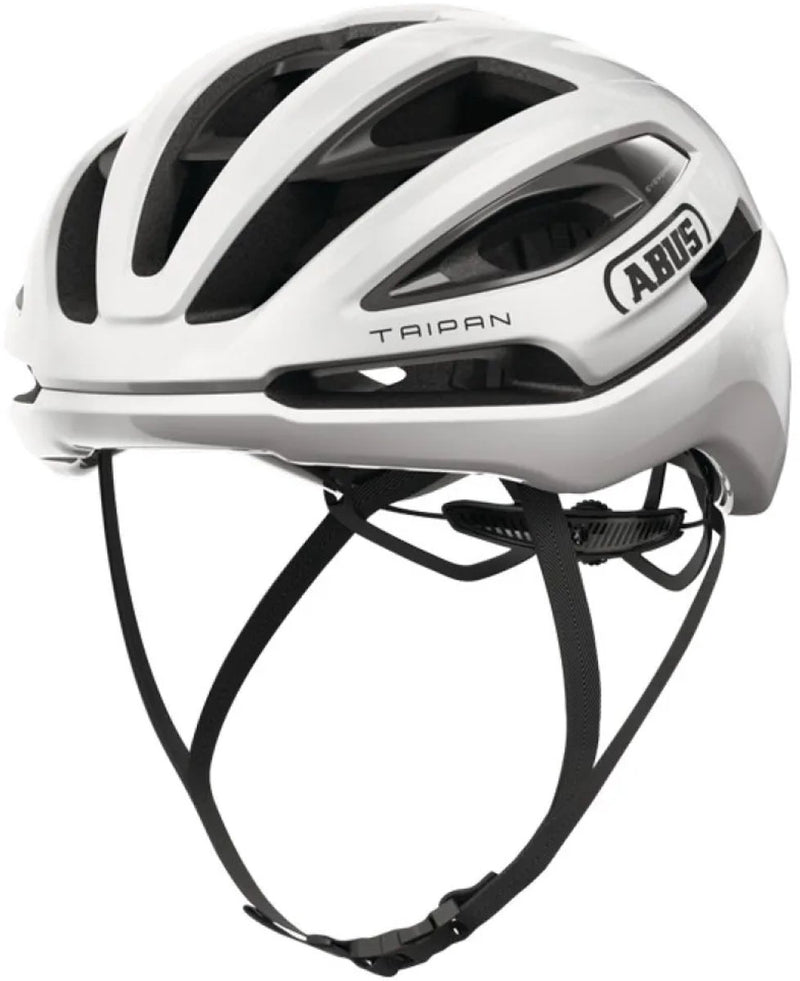 Load image into Gallery viewer, Abus fietshelm taipan shiny white l - 57-61 cm - wit - geschikt voor gebruik op gravel bikes - 295 g
