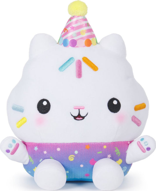Gabby's poppenhuis - cakey cat - interactief knuffeldier van 25 cm met geluiden