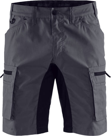 Blåkläder blaklader service short stretch 1449-1845 - medium grijs zwart - c56