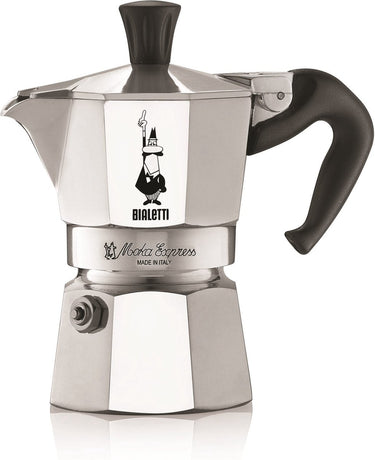 Bialetti moka express 1 kops – espressopot – aluminium – 60 ml