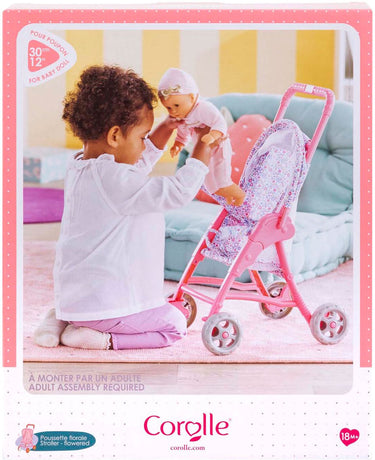 Corolle kinderwagen bloemen voor babypop, 30cm