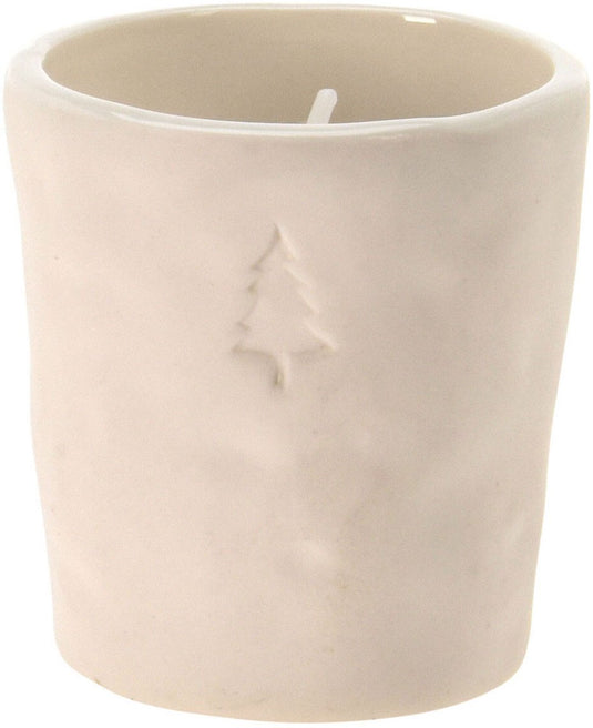 Koopman theelichthouder kerst wit, 12st.