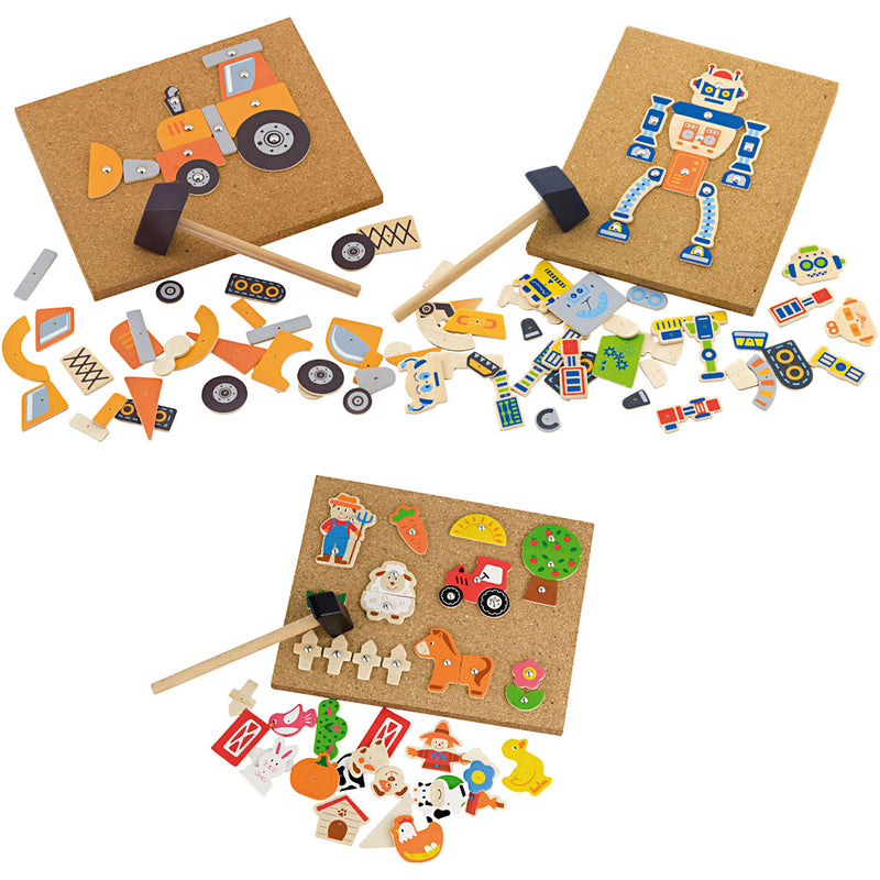 Afbeelding laden in galerijviewer, Https: www.cchobby.nl viga-hamermozaiek-set-afm-23x18-cm-3-set-1-doos
