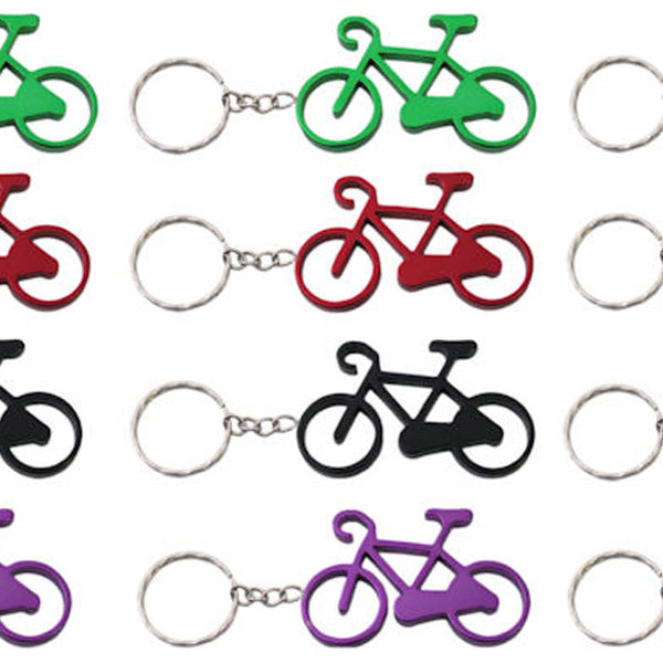 Keychain aluminum bicycle (12 pieces)