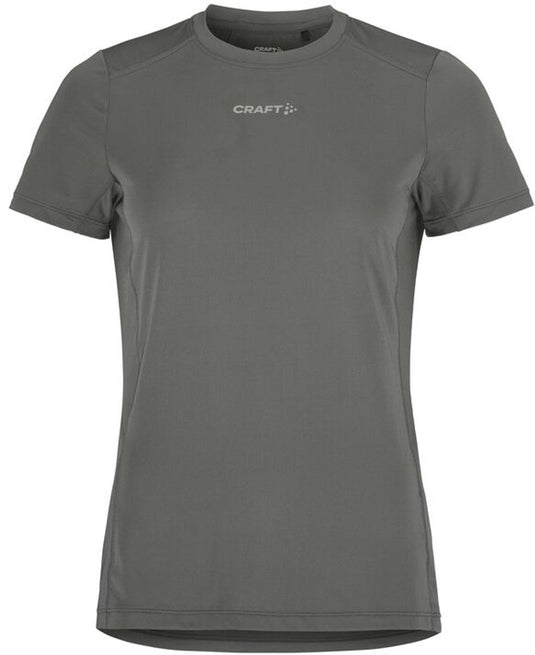 Craft adv essence ss tee 2 w dames sportshirt - granite m