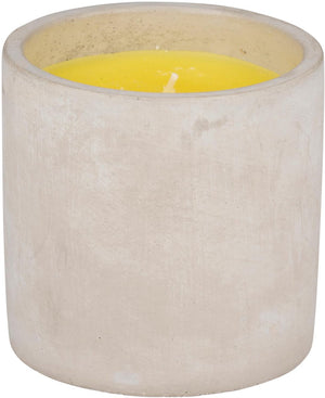 Arti casa citronella kaars - 22 uur brandtijd - cement pot - 10 x 10 cm - voor tuin en balkon