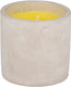 Arti casa citronella kaars - 22 uur brandtijd - cement pot - 10 x 10 cm - voor tuin en balkon