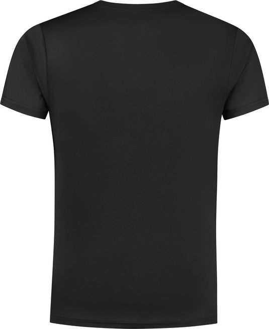 Rogelli promo hardloopshirt heren - korte mouwen - zwart - 152 164