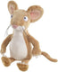 Aurora muis knuffel - bruin - 23 cm