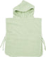 Meyco baby uni badponcho - badstof - soft green - 1-3 jaar