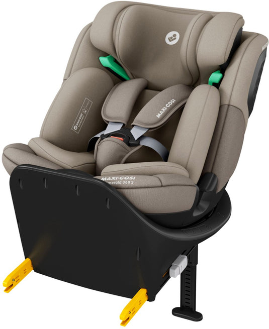 Maxi-cosi emerald 360 s i-size - autostoel - tonal truffle - vanaf de geboorte tot 12 jaar