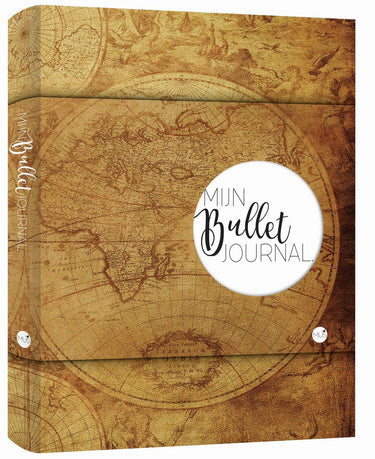 Bullet journal mijn wereldkaart dots 240 pagina's