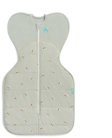 Love to dream ™ babyslaapzak swaddle up™ - inbakeren - baby 3-6 maanden - 6-8.5 kg - winter - 2.5 tog - olive bees