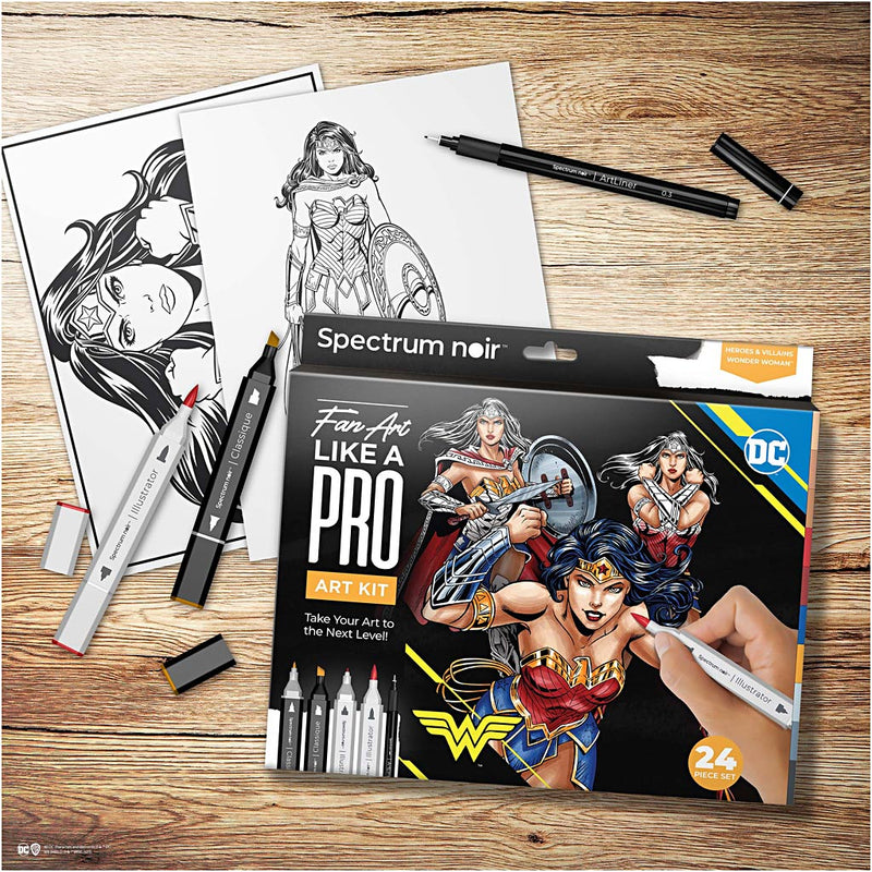Afbeelding laden in galerijviewer, Https: www.cchobby.nl hobbyset-illustratie-wonder-woman-diverse-kleuren-1-doos
