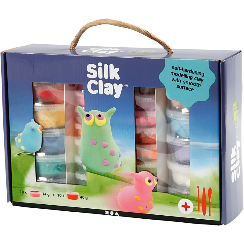 Load image into Gallery viewer, Silk clay https: www.cchobby.nl silk-clayr-set-diverse-kleuren-1-set
