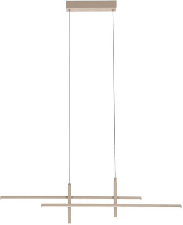 Eglo trepiliano hanglamp - led - 110 cm - zandkleur beige crème wit
