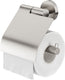 Tiger boston - wc rolhouder met klep - toiletrolhouder - zonder boren - boren of lijmen - rvs geborsteld