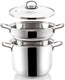 Orion anett serie - roestvrijstalen stoompan - 5l - 22cm diameter - inclusief stoominzet