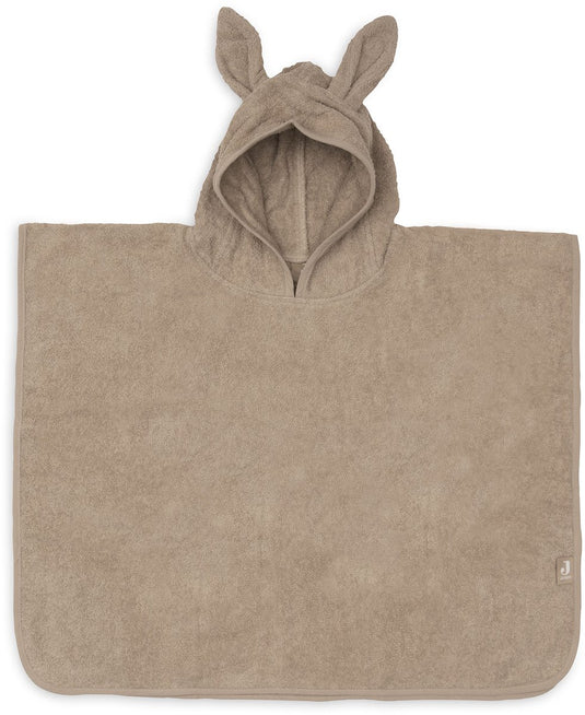 Jollein badponcho badstof milky coffee