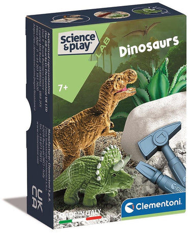 Clementoni speelset - dinosaur science - mini explorer - 1 stuk - wetenschap uitvoering