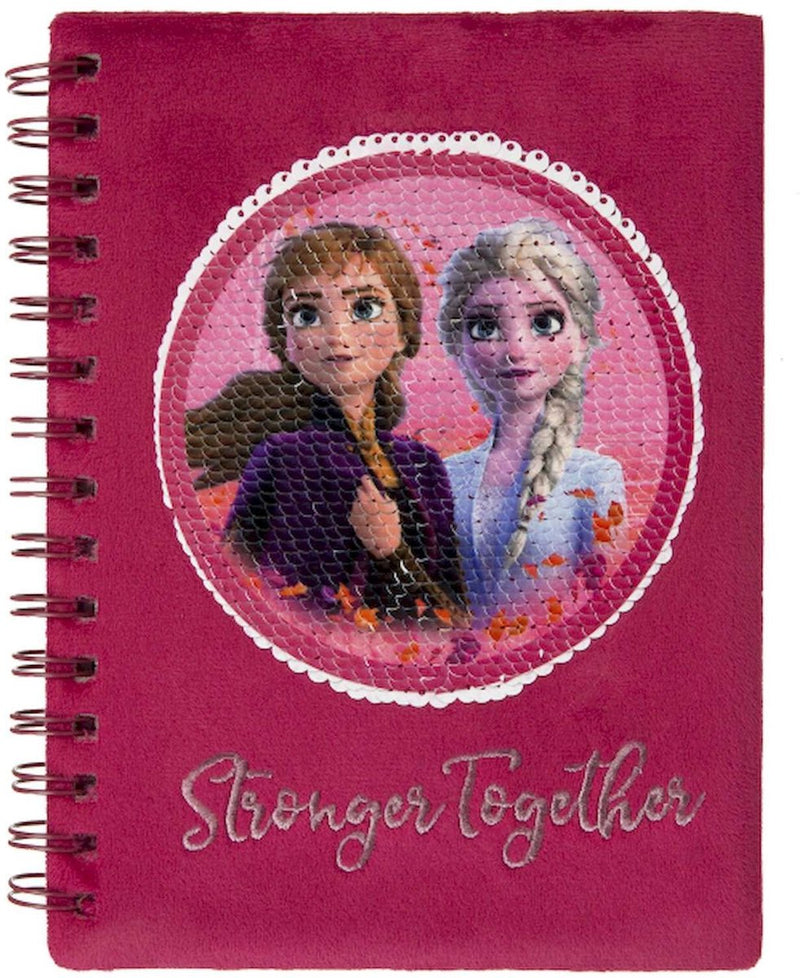 Load image into Gallery viewer, Undercover disney frozen notitieboek a5 met pailletten - multicolor.
