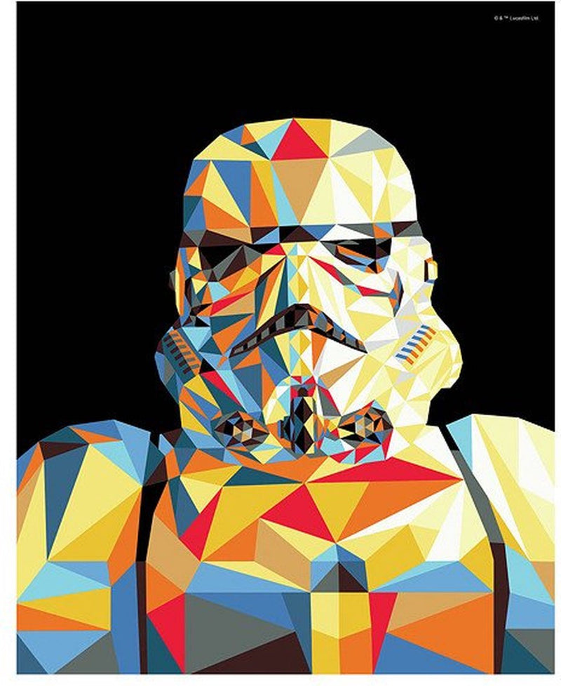 Load image into Gallery viewer, Ravensburger schilderen op nummer star wars stormtrooper creatief pakket.
