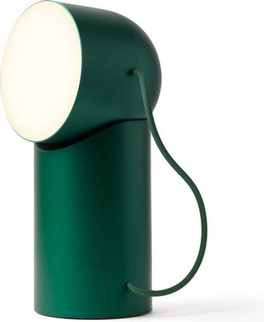 Lexon design orbe portable led lamp - dark green