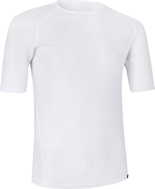 Gripgrab - ultralight mesh korte mouw base layer zomer fiets ondershirt polygiene zweethemd - wit - heren - maat l