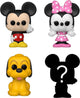Funko mickey minnie pluto and mystery chase - bitty pop! - disney classics figuur - 2cm - 4 pack