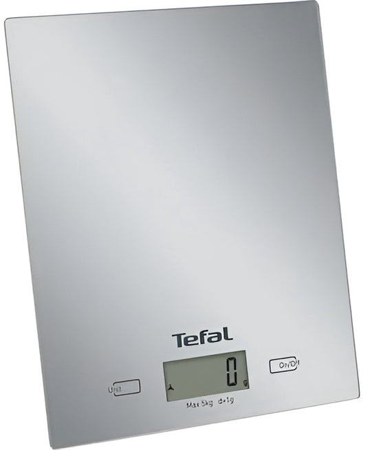 Tefal – keukenweegschaal – essential – 5 kg tot op de gram – zilver – tarra-functie