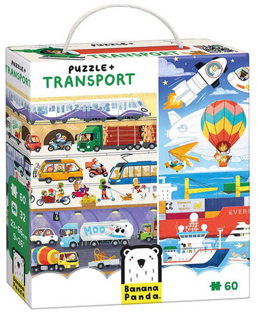 Banana panda - puzzel transport - 24st.