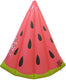 Swim essentials - luchtbed - fruitvorm - 150 x 120 cm - rood groen