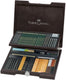 Faber-castell pitt monochromos artist set - houten koffer 86-delig - fc-112971