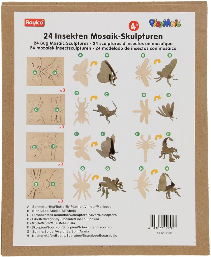 Load image into Gallery viewer, Playmais mosaic 3d insecten versieren, 24st.
