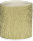 Merkloos sans marque crêpe papier slingers rol - streamers metallic goud 10 meter (4stuks) - partydeco