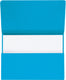 Jalema pocketmap zuurvrij secolor 1-300 vel, blauw, folio (pak 10 stuks)