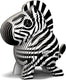 Eugy 3d puzzel - zebra - wilde dieren - duurzaam - verzamel ze allemaal - 6 jaar