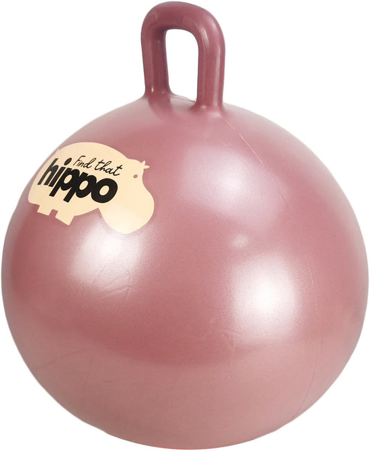 Find that hippo springbal - roze - ø45 cm - inclusief pomp - motoriek en balans - 2+
