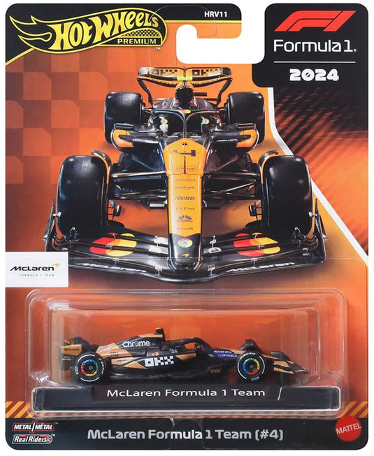Hot wheels premium metalen formule 1 verzamelbaar speelgoed raceauto - lando norris mclaren